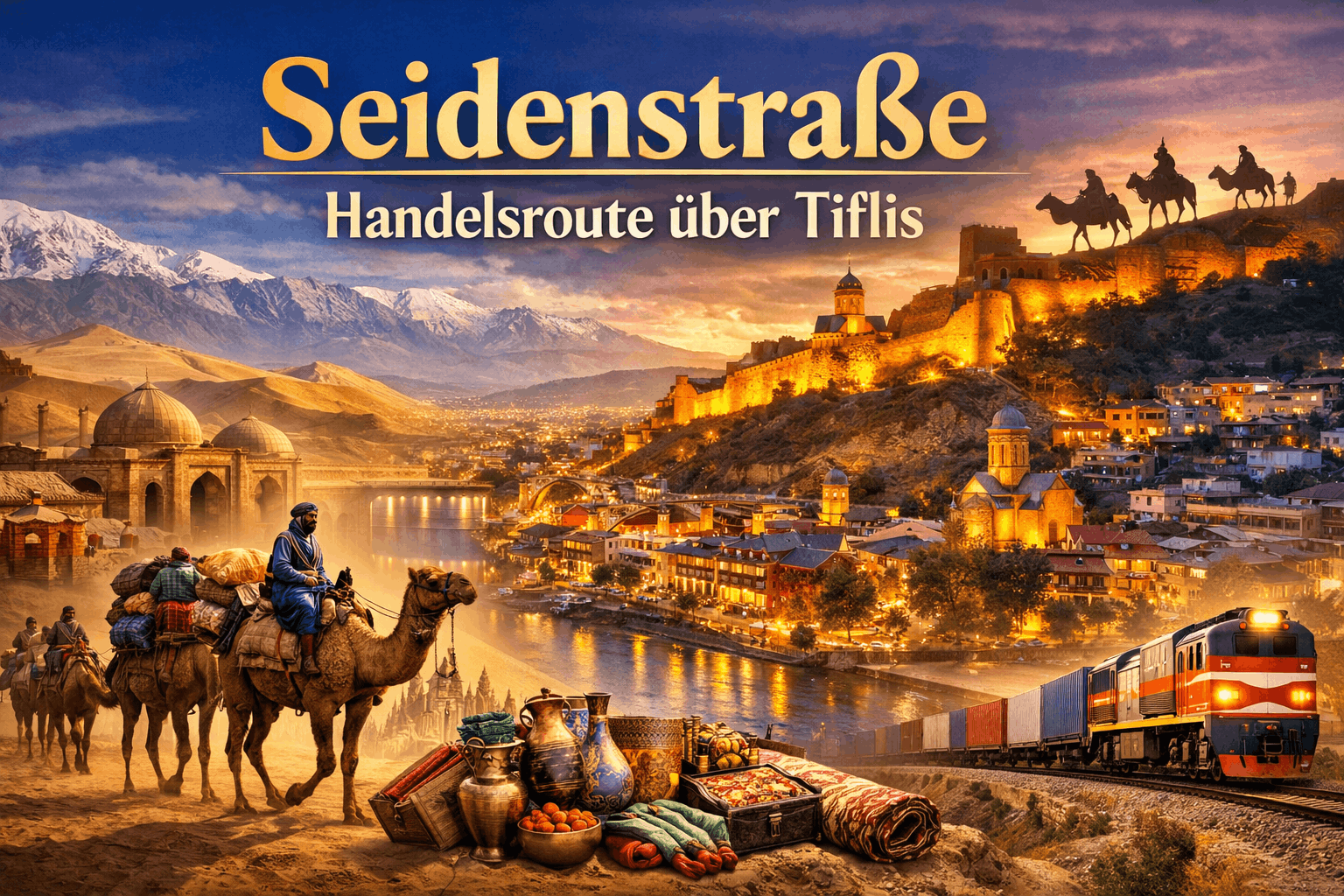 Seidenstraße Handelsroute über Tiflis Seidenstraße Handelsroute über Tiflis