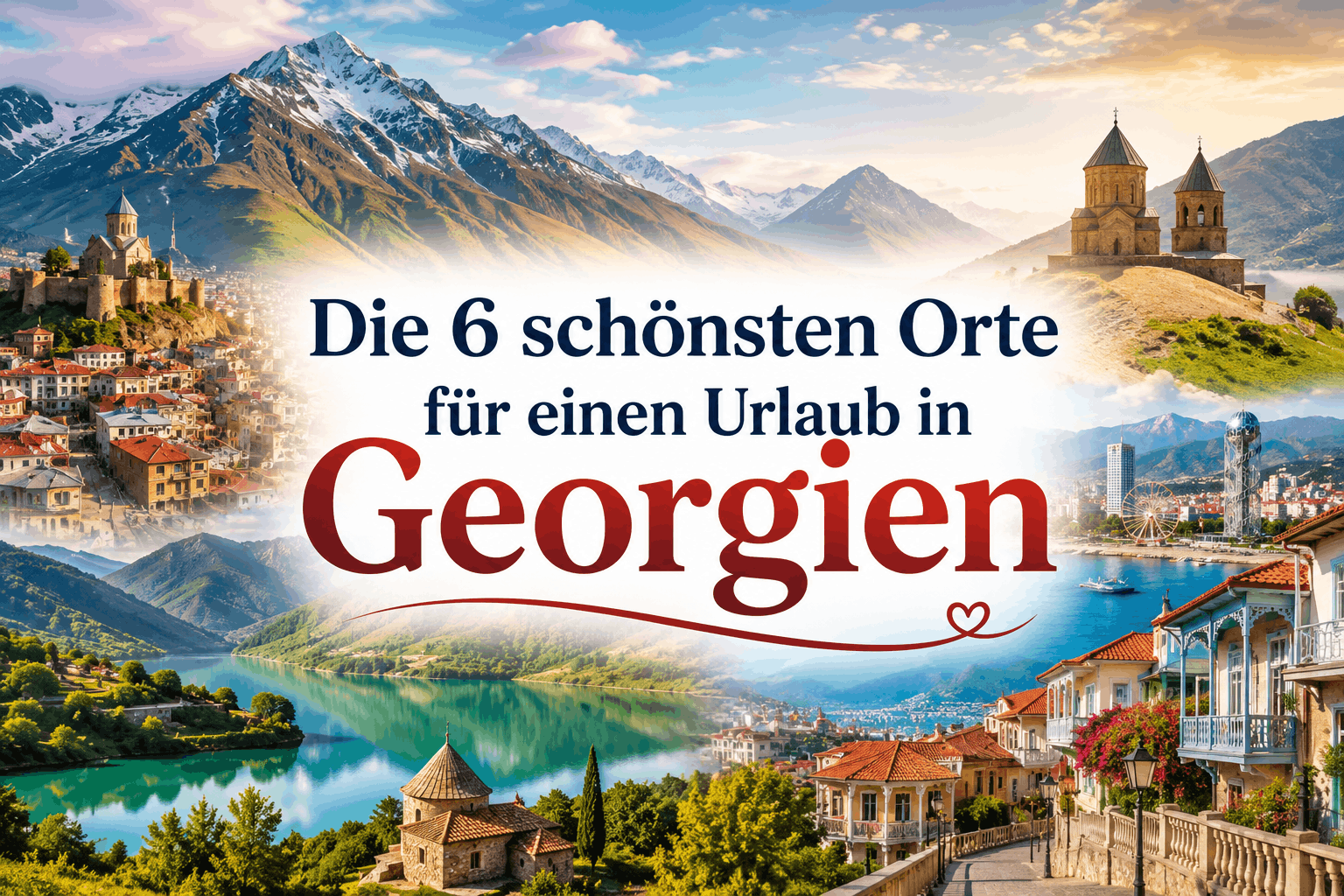 Die 6 schönsten Orte für einen Urlaub in Georgien Die 6 schönsten Orte für einen Urlaub in Georgien