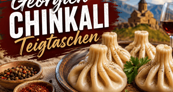 Georgien Chinkali Teigtaschen