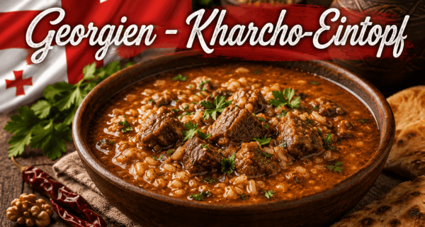 Georgien - Kharcho Rindfleisch-Walnuss-Eintopf