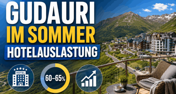 Gudauri im Sommer Hotelauslastung