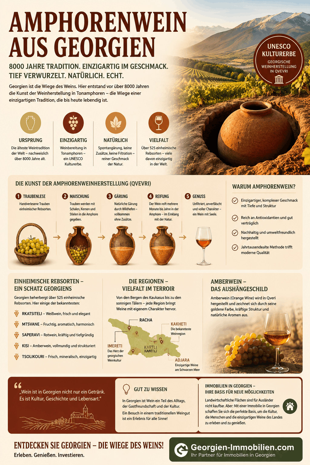 Amphorenwein Georgien Infografik Amphorenwein Georgien Infografik