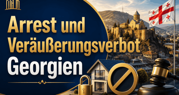 Arrest und Veräußerungsverbot Georgien