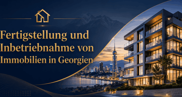Fertigstellung und Inbetriebnahme von Immobilien in Georgien