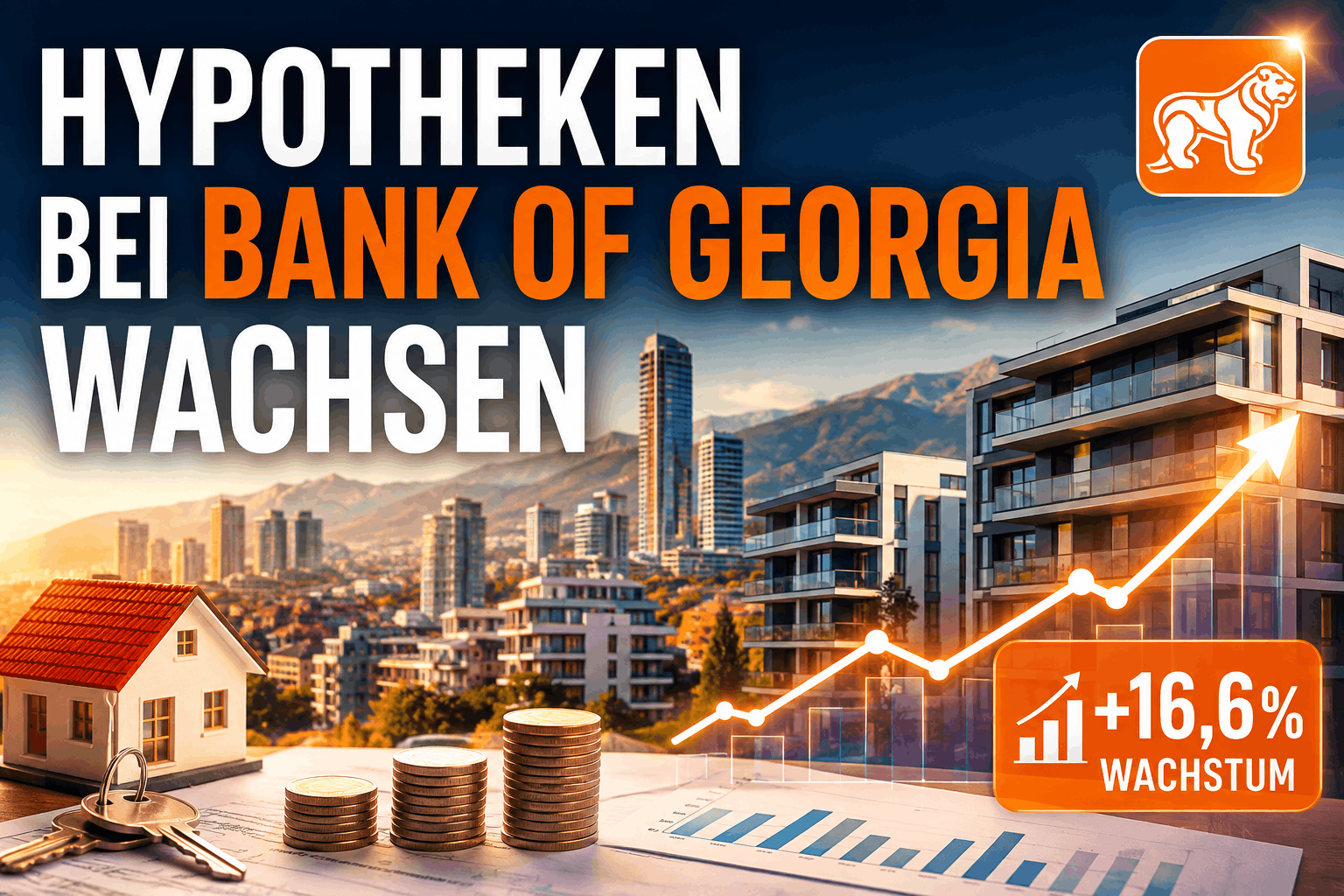 Hypotheken bei Bank of Georgia wachsen Hypotheken bei Bank of Georgia wachsen