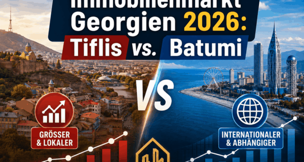 Immobilienmarkt Georgien 2026: Tiflis vs. Batumi