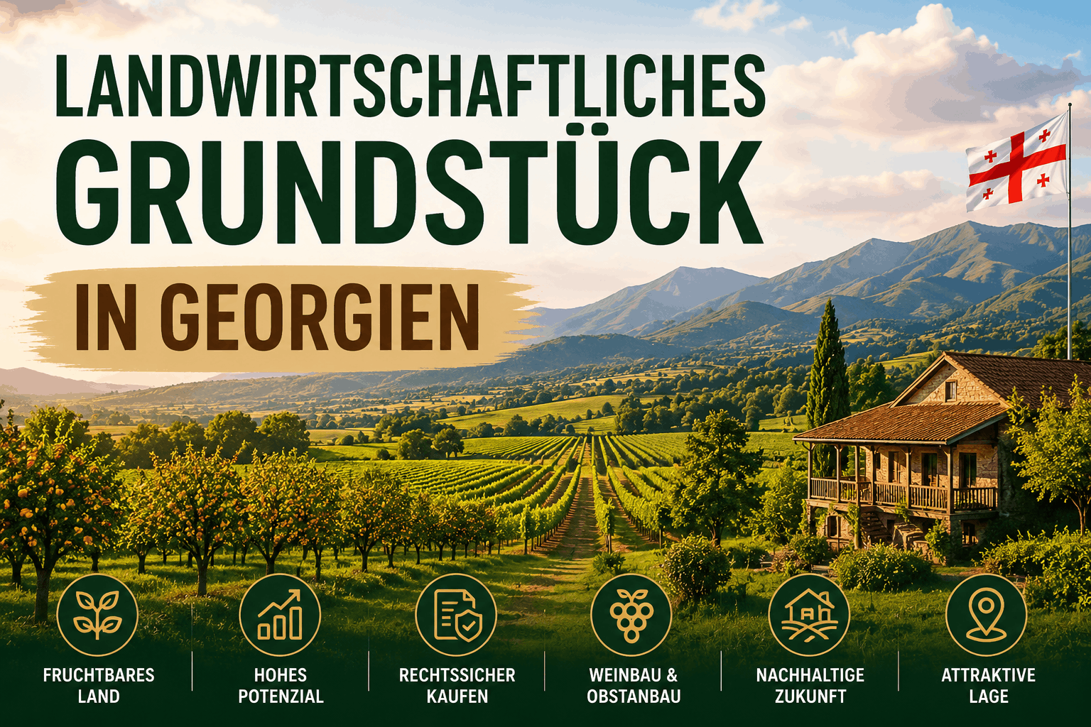 Landwirtschaftliches Grundstück in Georgien kaufen Landwirtschaftliches Grundstück in Georgien kaufen