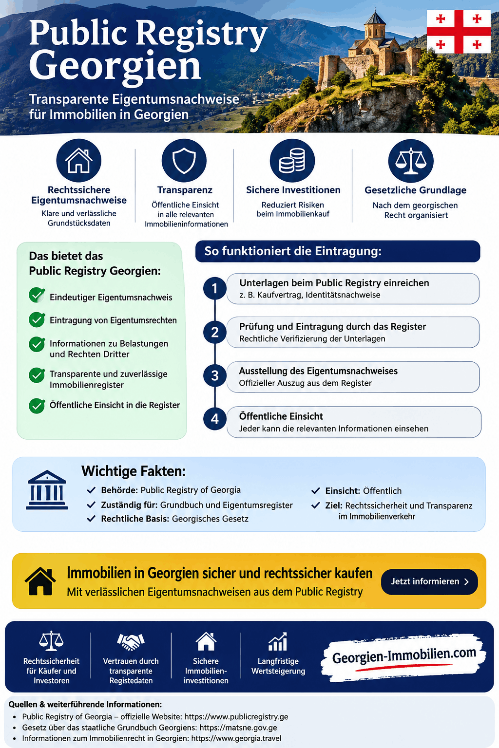 Public Registry Georgien Infografik Public Registry Georgien Infografik
