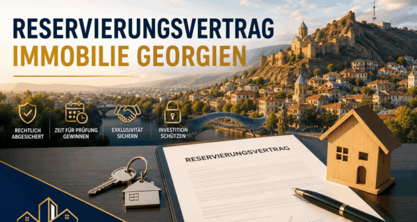 Reservierungsvertrag Immobilie Georgien