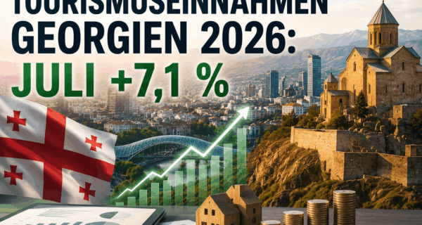 Tourismuseinnahmen Georgien 2026 Juli